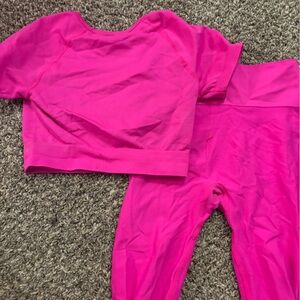 Hot Pink Workout Set